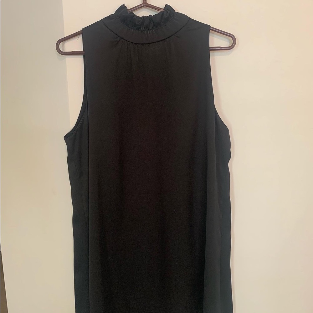 Black midi dress